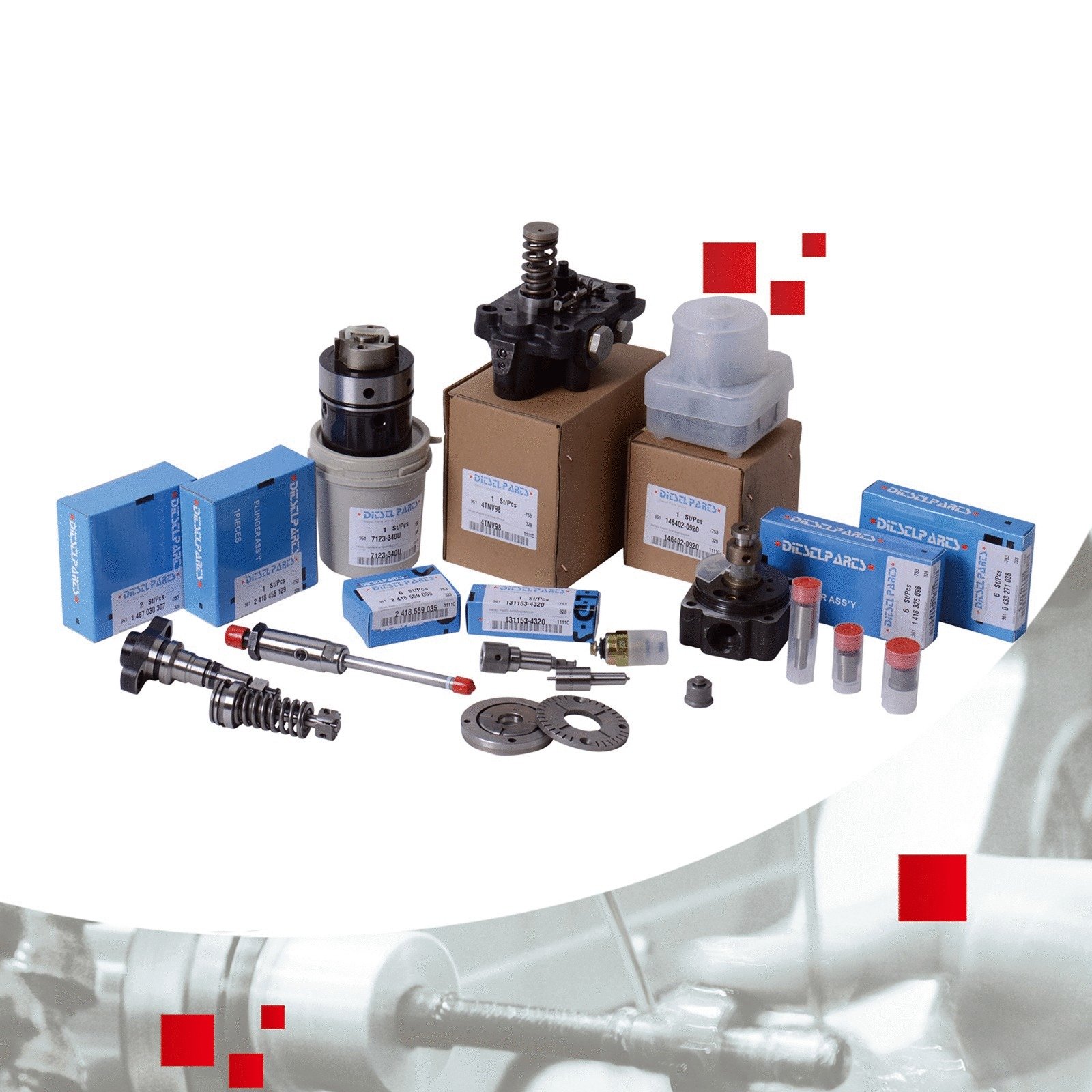 Diesel injector parts and common rail nozzle sourcing from China