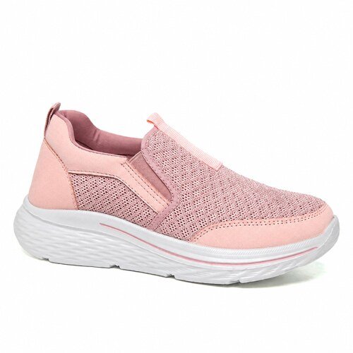Pink knitted slip-on shoe wholesale sample